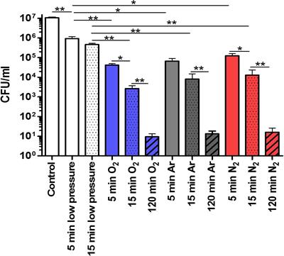 Contribution of Fluorescence Techniques in Determining the Efficiency of the Non-thermal Plasma Treatment